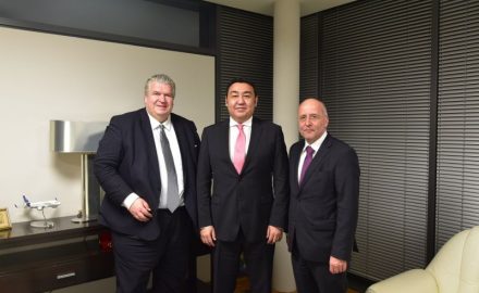 NAUJOKS zu Gast bei Bolat Nussupov, Botschafter der Republik Kasachstan in Berlin
